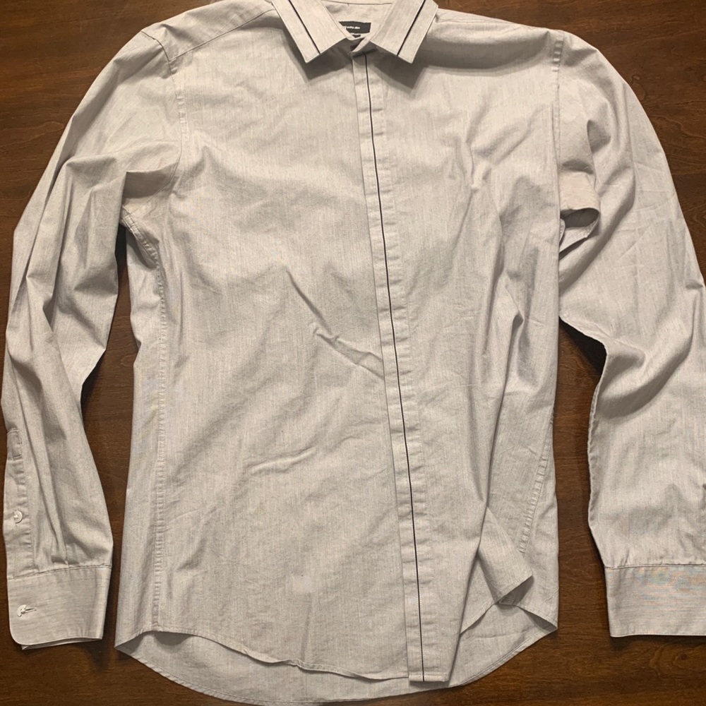 Bar III Extra Slime button up dress shirt. 15 1/2